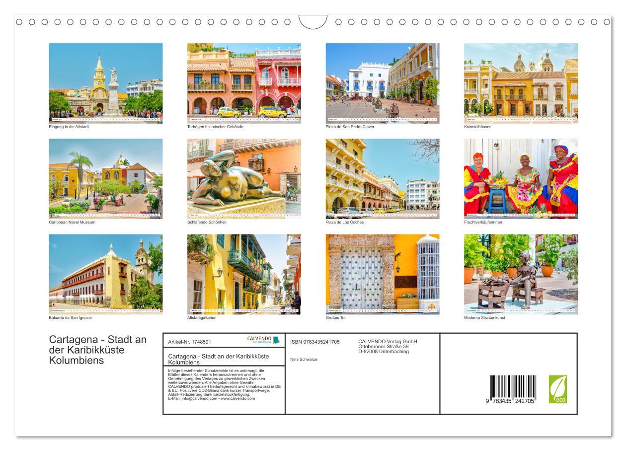 Bild: 9783435241705 | Cartagena - Stadt an der Karibikküste Kolumbiens (Wandkalender 2025...