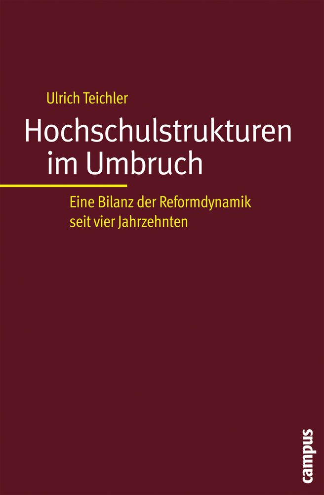 Cover: 9783593379760 | Hochschulstrukturen im Umbruch | Ulrich Teichler | Taschenbuch | 2005