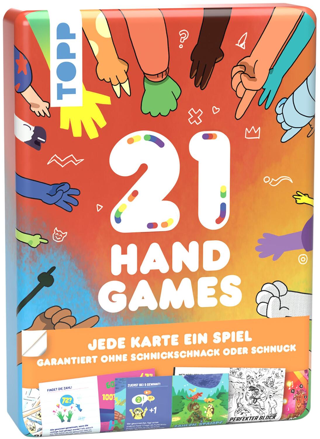 Cover: 4007742184438 | 21 Hand Games - Garantiert ohne Schnickschnack oder Schnuck! | Spiel