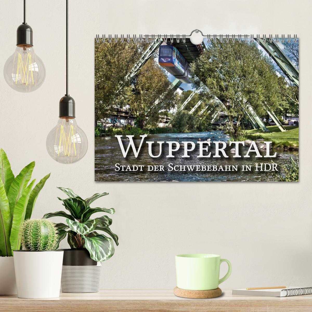 Bild: 9783435665365 | Wuppertal - Stadt der Schwebebahn in HDR (Wandkalender 2025 DIN A4...