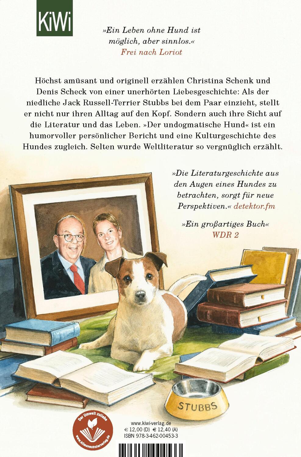 Rückseite: 9783462004533 | Der undogmatische Hund | Denis Scheck (u. a.) | Taschenbuch | Deutsch