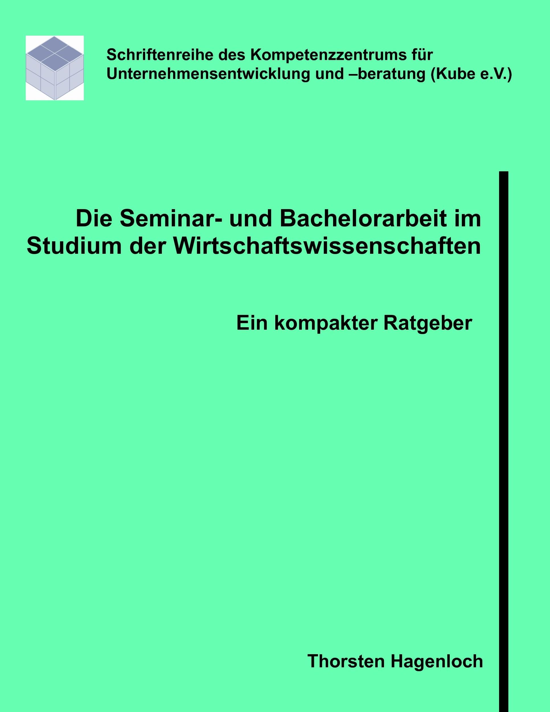 Cover: 9783839183168 | Die Seminar- und Bachelorarbeit im Studium der...