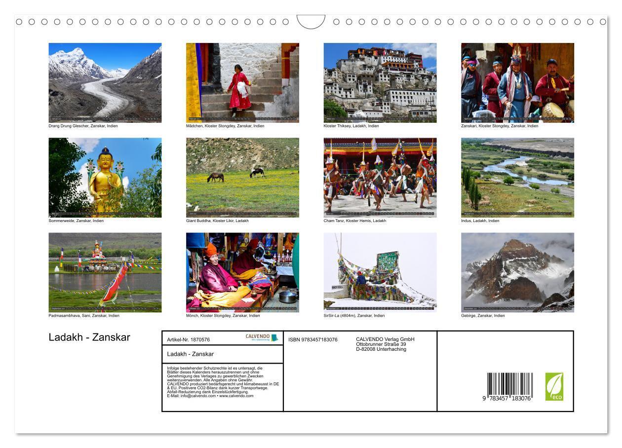 Bild: 9783457183076 | Ladakh - Zanskar (Wandkalender 2025 DIN A3 quer), CALVENDO...