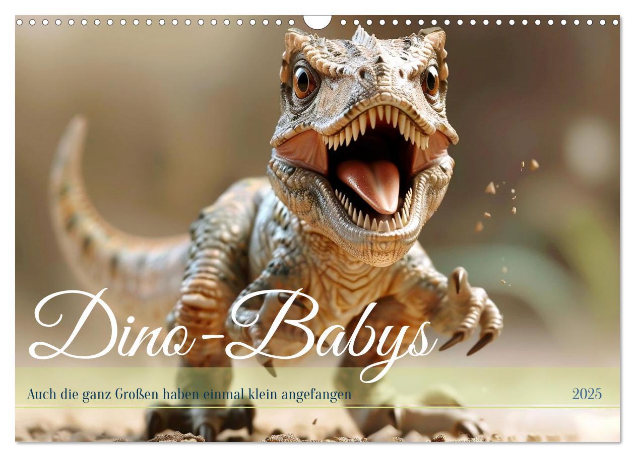 Cover: 9783383797347 | Dino-Babys (Wandkalender 2025 DIN A3 quer), CALVENDO Monatskalender