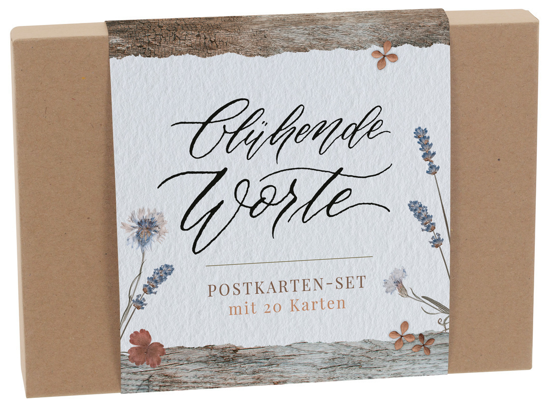 Cover: 4250330934797 | Blühende Worte - Postkarten-Set | mit 20 Karten | Taschenbuch | 20 S.