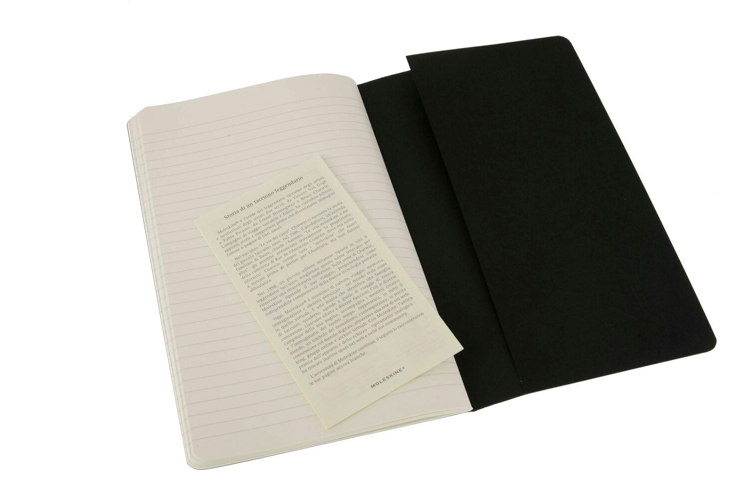 Bild: 9788883704956 | Moleskine Cahier large liniert schwarz DIN A5. 3er Pack | Taschenbuch