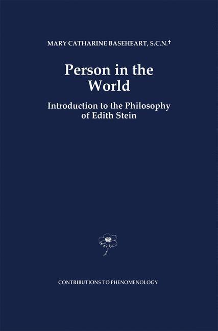 Cover: 9789048148257 | Person in the World | Introduction to the Philosophy of Edith Stein