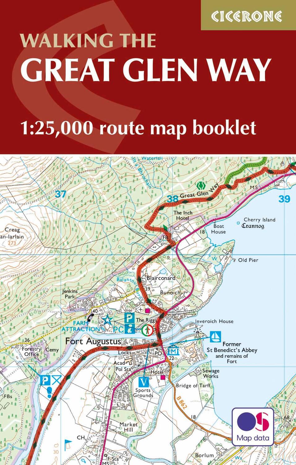 Cover: 9781852848958 | The Great Glen Way Map Booklet | 1:25,000 OS Route Mapping | Buch