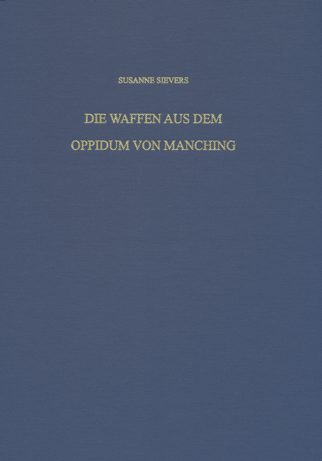 Cover: 9783895007545 | Die Waffen aus dem Oppidum von Manching | Susanne Sievers | Buch