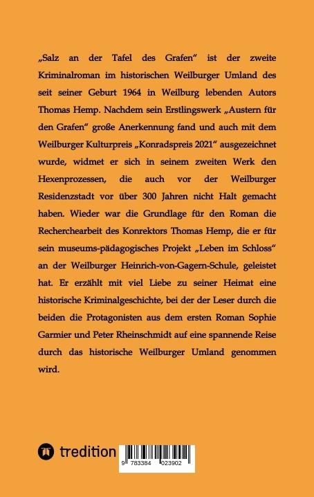 Rückseite: 9783384023902 | Salz an der Tafel des Grafen | Thomas Hemp | Taschenbuch | Paperback