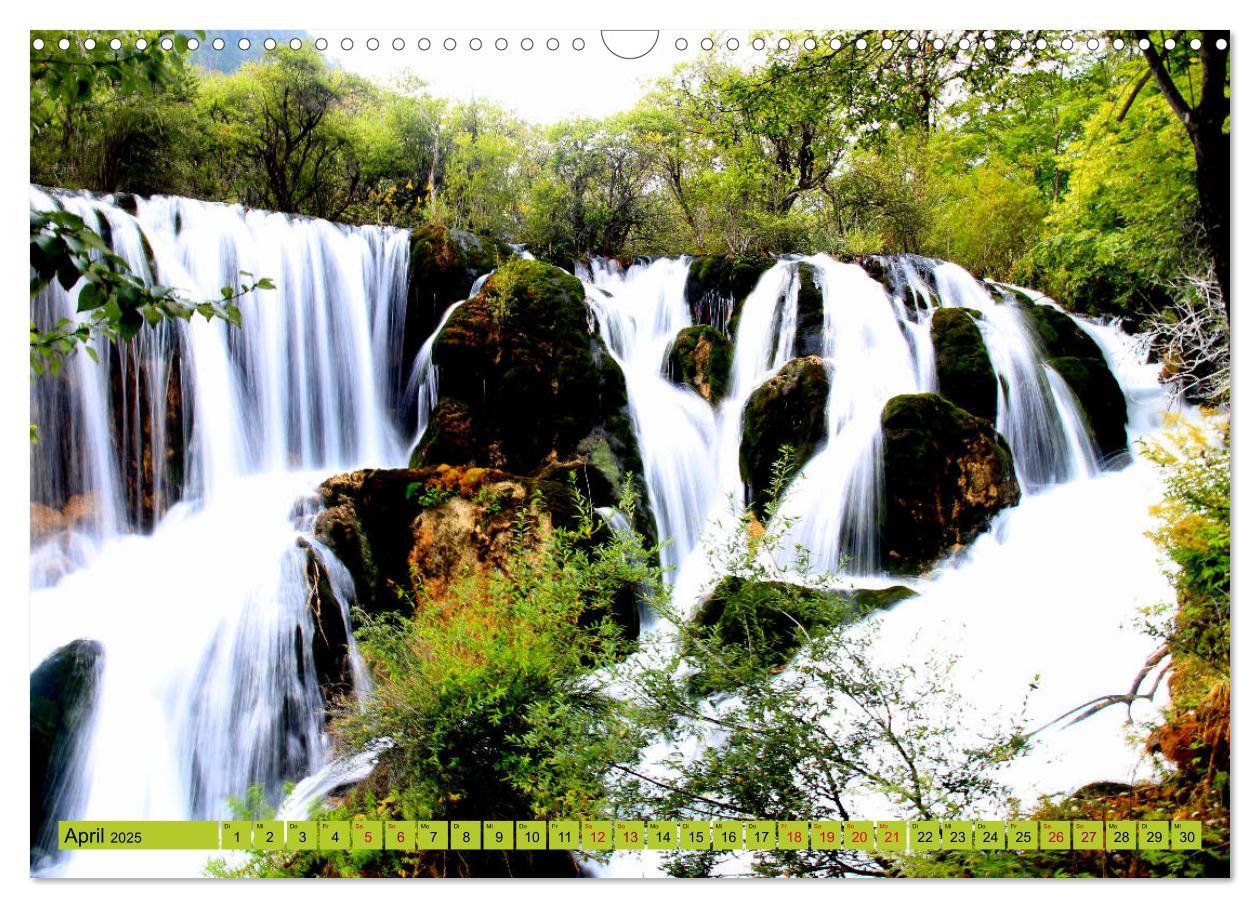 Bild: 9783435426751 | Die magischen Gewässer von Jiuzhaigou und Huanglong (Wandkalender...