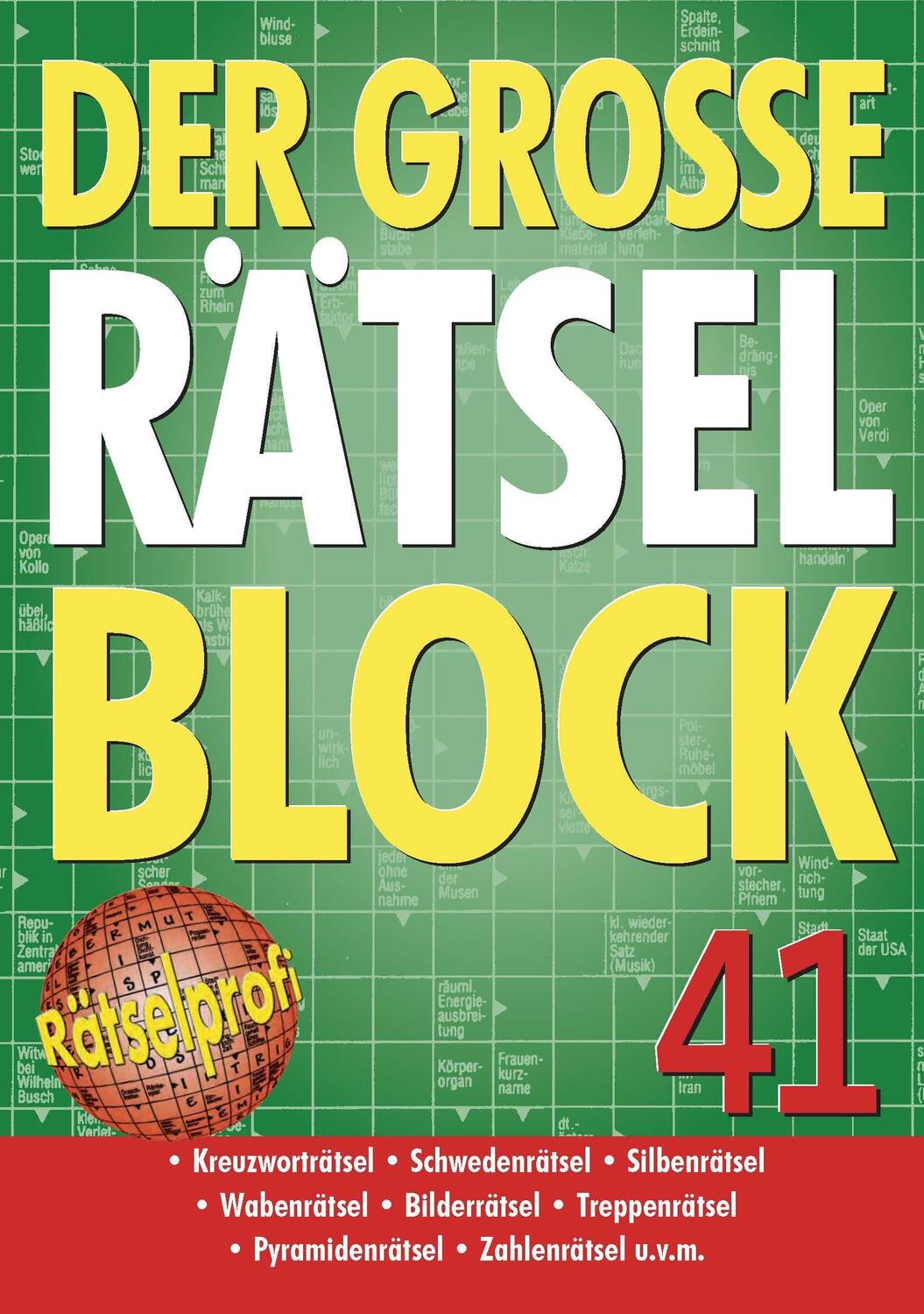 Cover: 9783625172451 | Der große Rätselblock 41 | Taschenbuch | Der große Rätselblock | 2014