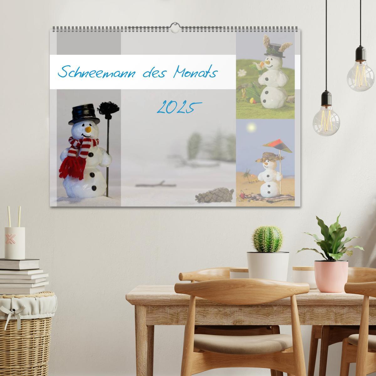 Bild: 9783435804016 | Schneemann des Monats 2025 (Wandkalender 2025 DIN A2 quer),...