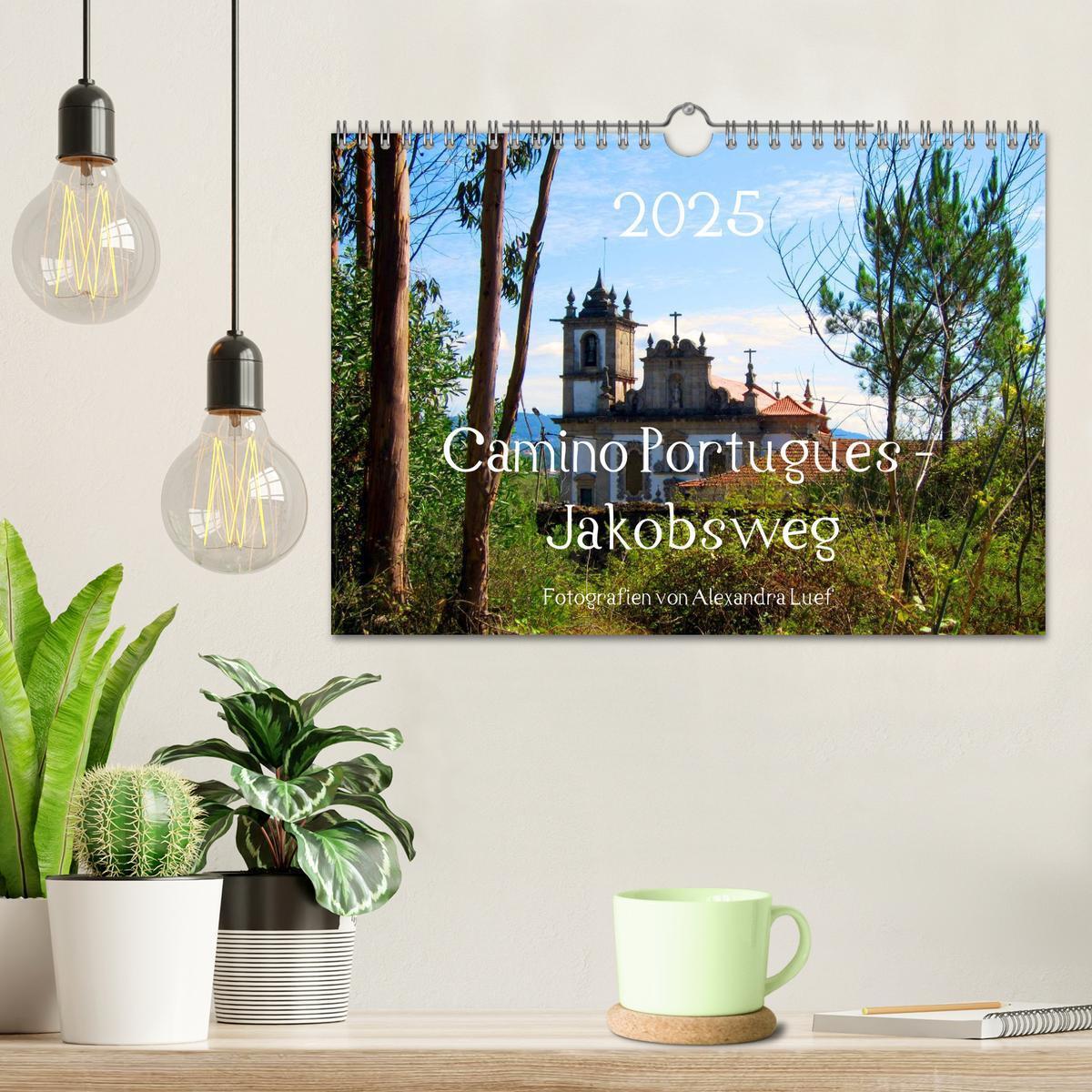 Bild: 9783435558391 | Camino Portugues - Jakobsweg (Wandkalender 2025 DIN A4 quer),...