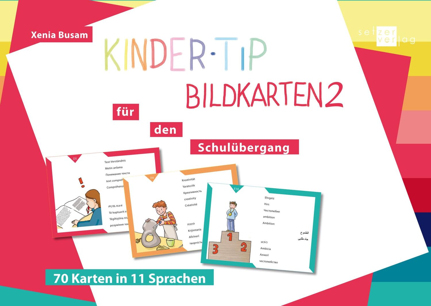 Cover: 9783982173160 | Kinder-tip Bildkarten2 | für den Schulübergang | Xenia Busam | Box