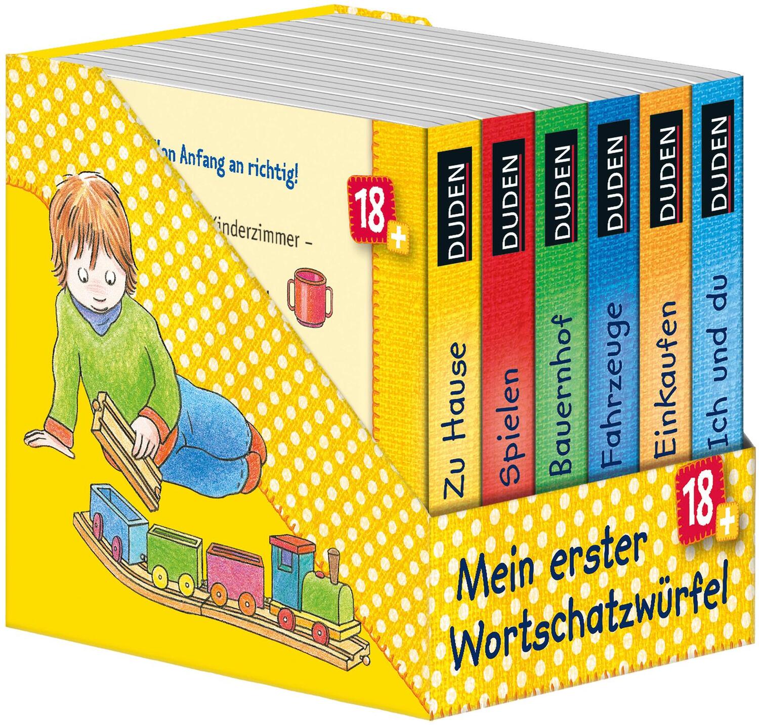 Cover: 9783737332460 | Duden: Mein erster Wortschatzwürfel | ab 18 Monaten | Buch | 18 S.