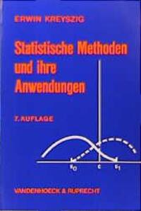Cover: 9783525407172 | Statistische Methoden und ihre Anwendungen | Erwin Kreyszig | Buch