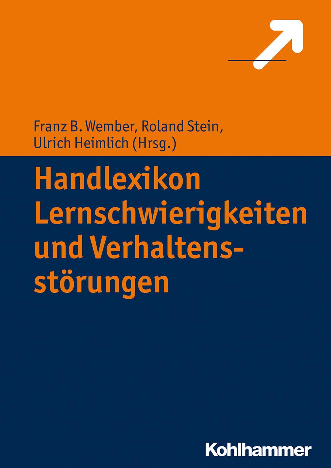 Cover: 9783170218123 | Handlexikon Lernschwierigkeiten und Verhaltensstörungen | Buch | 2014