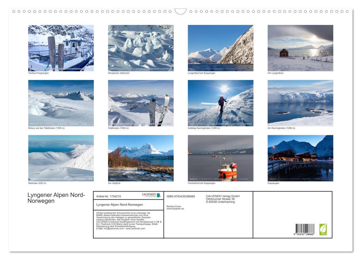 Bild: 9783435296668 | Lyngener Alpen Nord-Norwegen (Wandkalender 2025 DIN A2 quer),...