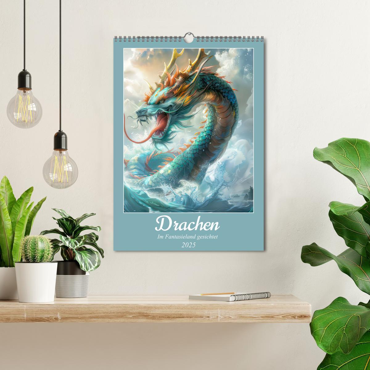 Bild: 9783457071021 | Drachen - Im Fantasieland gesichtet (Wandkalender 2025 DIN A3...