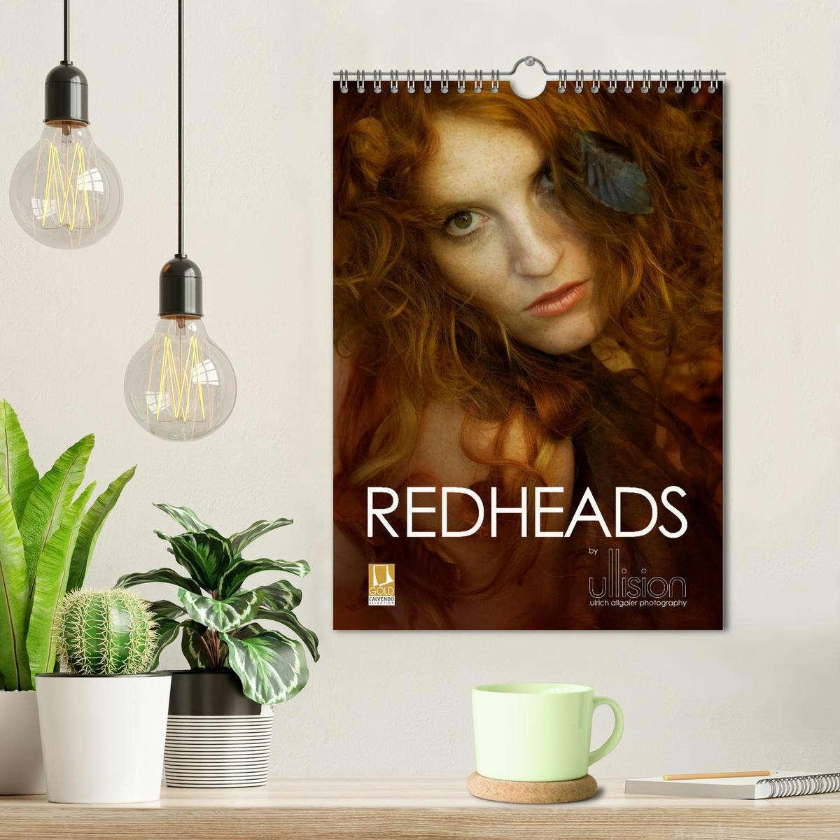 Bild: 9783457069622 | REDHEADS (Wandkalender 2025 DIN A4 hoch), CALVENDO Monatskalender