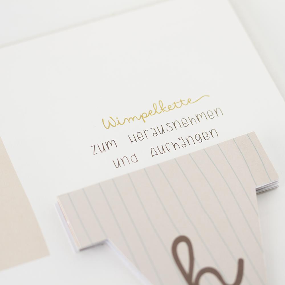 Bild: 9783986360269 | Baby-Album mit Stickerei Mein erstes Jahr | Babyalbum | Original