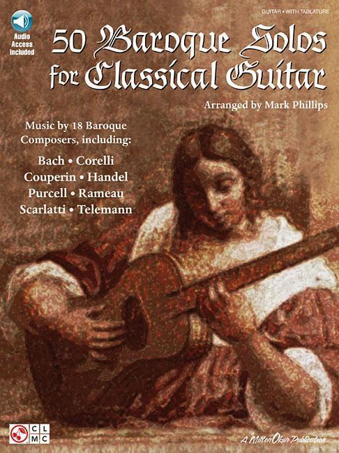 Cover: 73999067491 | 50 Baroque Solos for Classical Guitar Book/Online Audio | Taschenbuch