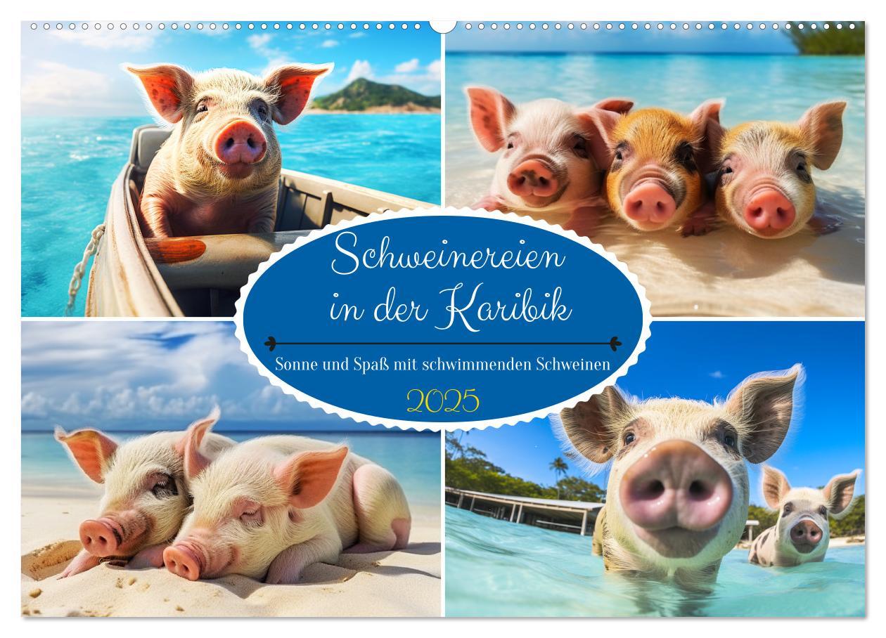 Cover: 9783383834387 | Schweinereien in der Karibik. Sonne und Spaß mit schwimmenden...