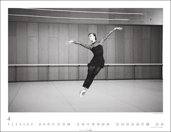 Bild: 9783840085307 | Ballettsaal - Stuttgarter Ballett Kalender 2024. Die ganze Eleganz...