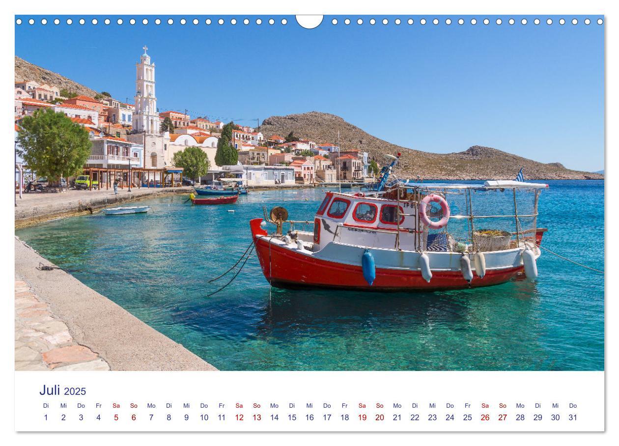 Bild: 9783383959172 | Insel Chalki (Wandkalender 2025 DIN A3 quer), CALVENDO Monatskalender