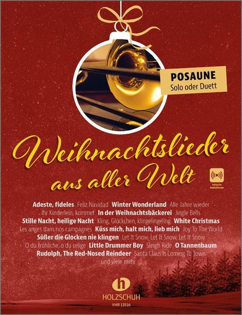 Cover: 9783864342004 | Weihnachtslieder aus aller Welt - Posaune | Uwe Sieblitz | Broschüre