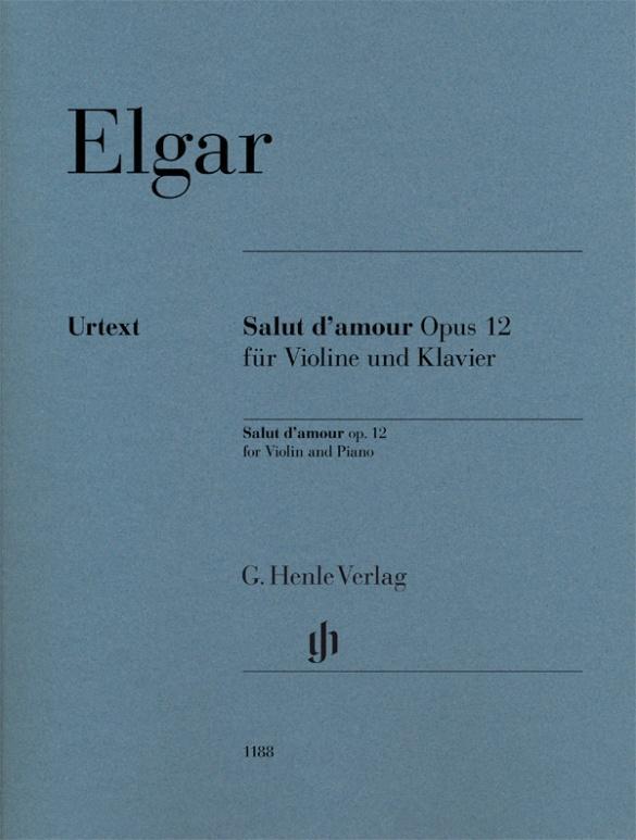 Cover: 9790201811888 | Salut d'amour op. 12 für Violine und Klavier | Rupert Marshall-Luck