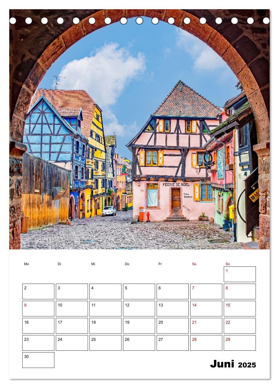 Bild: 9783435861095 | Elsass - Impressionen (Tischkalender 2025 DIN A5 hoch), CALVENDO...