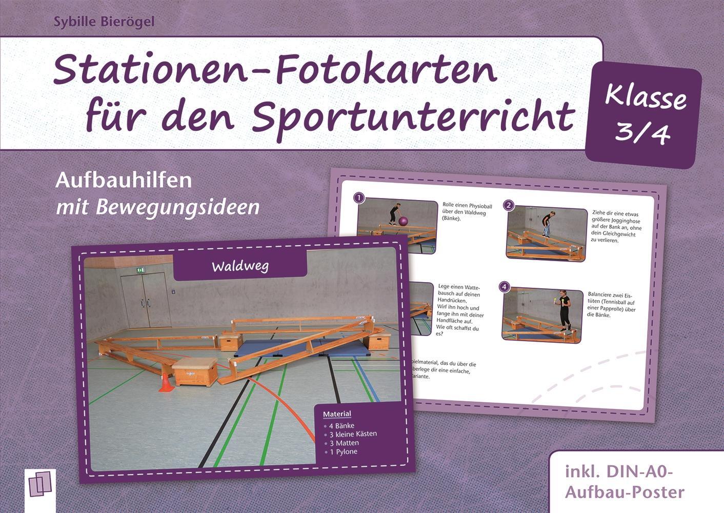 Cover: 9783834632074 | Stationen-Fotokarten für den Sportunterricht - Klasse 3/4 | Bierögel