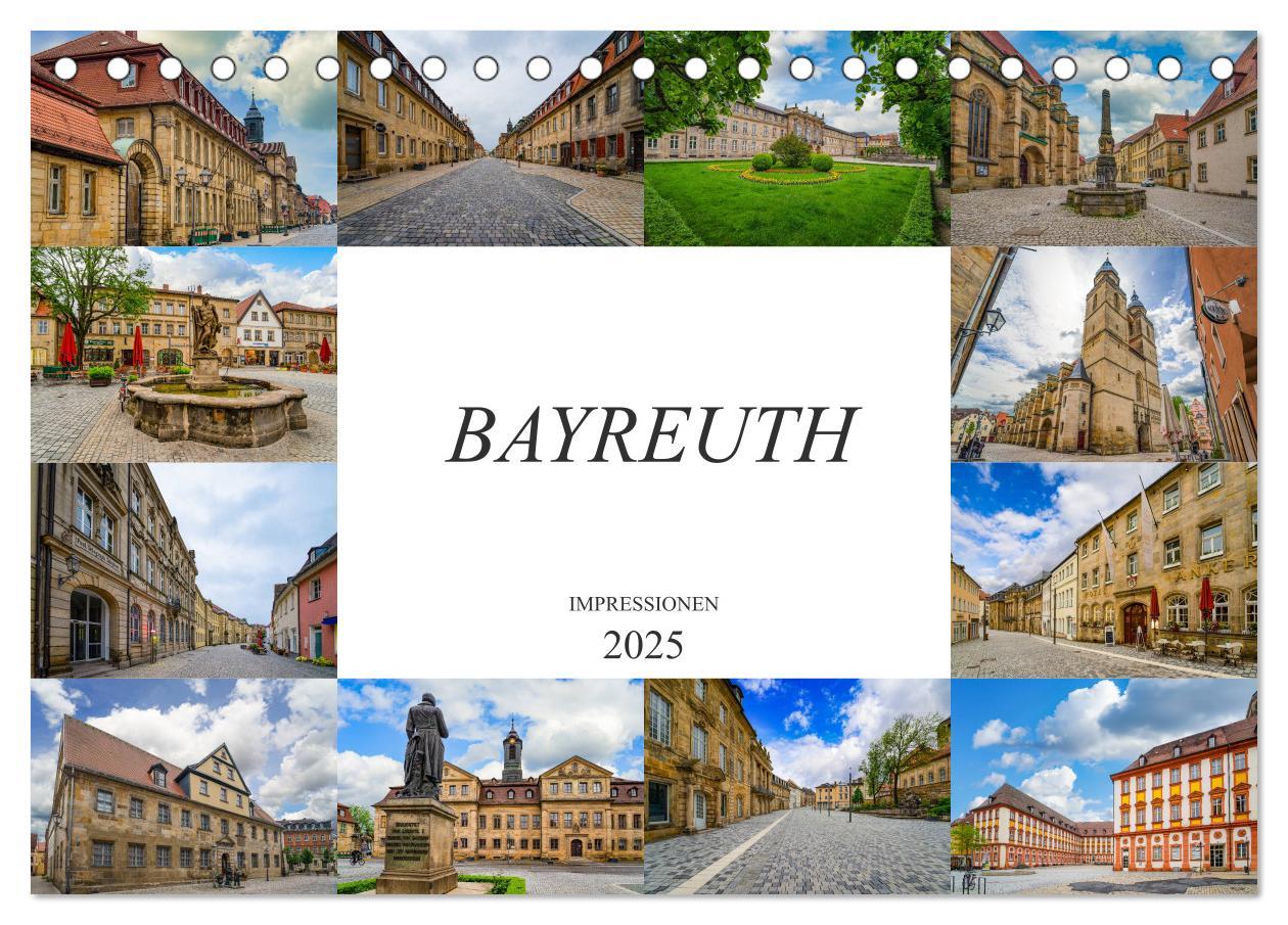 Cover: 9783435226955 | Bayreuth Impressionen (Tischkalender 2025 DIN A5 quer), CALVENDO...