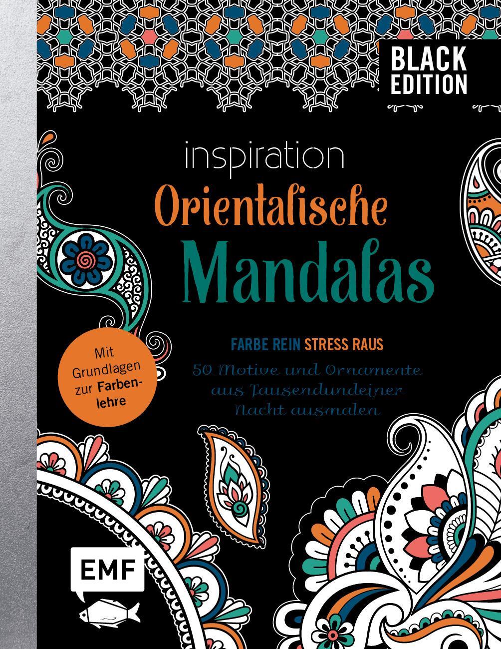 Cover: 9783745909319 | Black Edition: Orientalische Mandalas - 50 Motive und Ornamente aus...