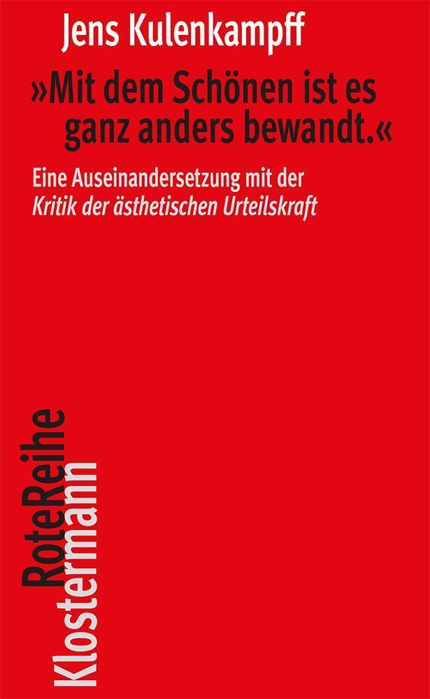 Cover: 9783465045830 | "Mit dem Schönen ist es ganz anders bewandt" | Jens Kulenkampff | Buch