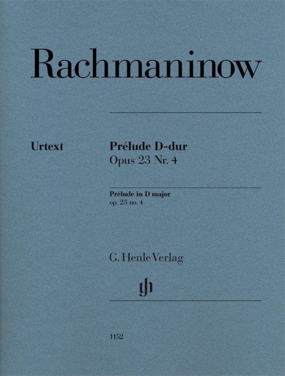 Cover: 9790201811529 | Rachmaninow, Sergej - Prélude D-dur op. 23 Nr. 4 | Rachmaninow | Buch