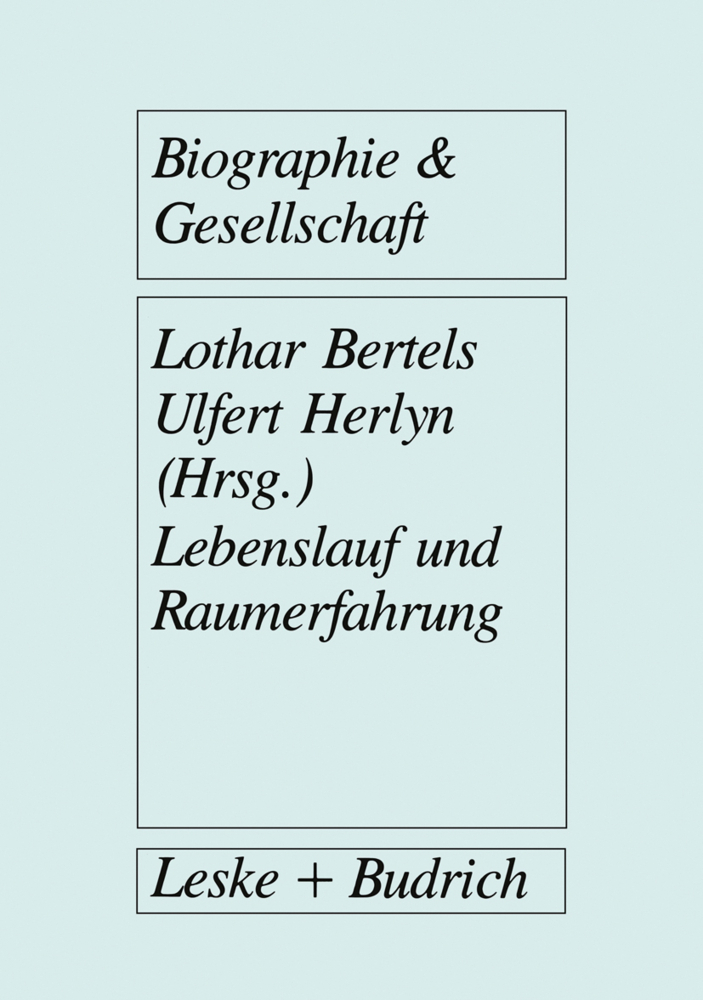Cover: 9783322972019 | Lebenslauf und Raumerfahrung | Ulfert Herlyn | Taschenbuch | iv | 2012