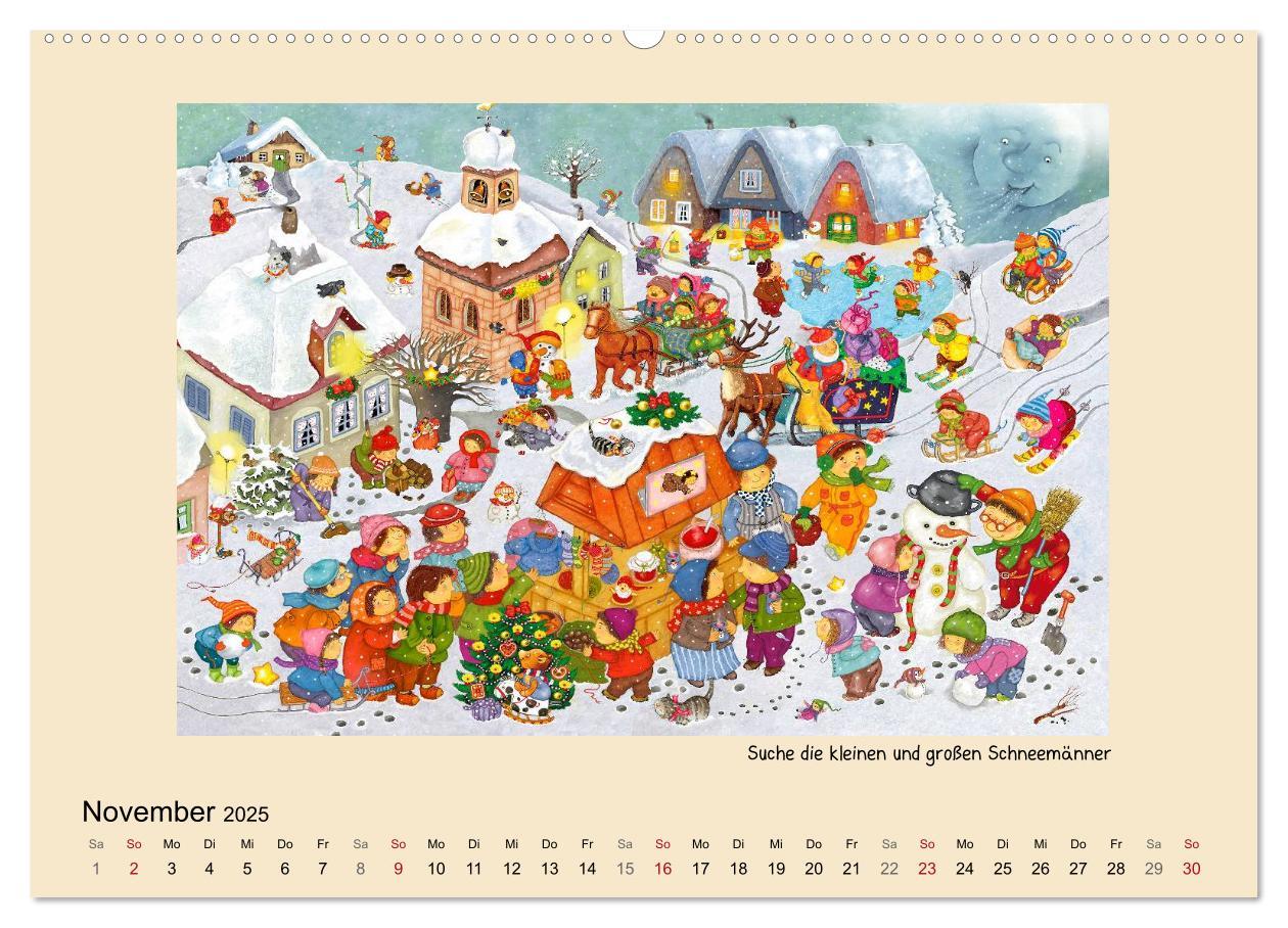 Bild: 9783435834839 | Wimmelbilder (Wandkalender 2025 DIN A2 quer), CALVENDO Monatskalender