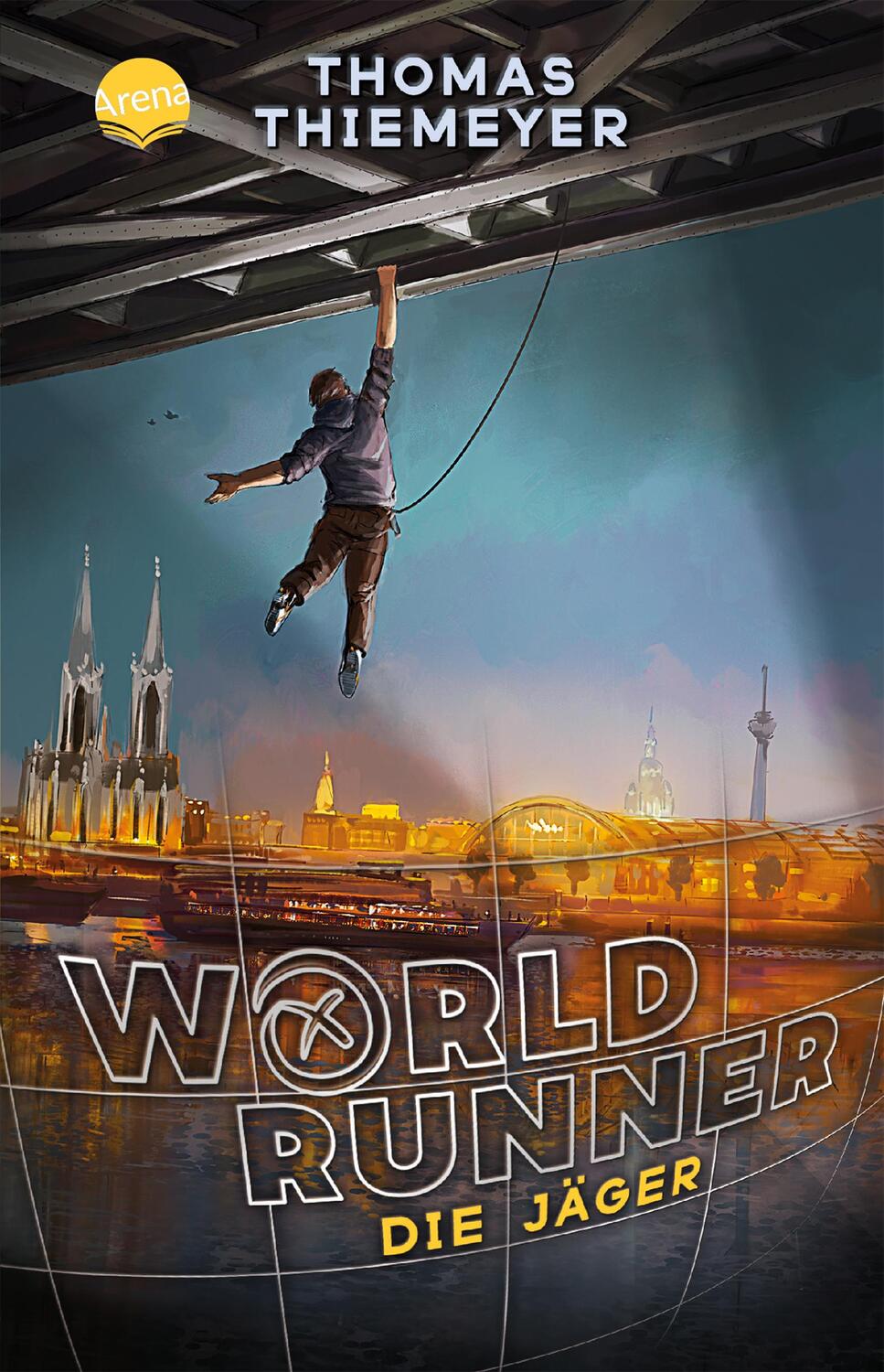 Cover: 9783401512518 | WorldRunner (1). Die Jäger | Geocaching-Abenteuer | Thomas Thiemeyer