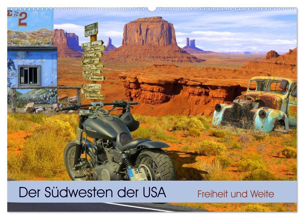 Cover: 9783435484133 | Der Südwesten der USA. Freiheit und Weite (Wandkalender 2025 DIN A2...