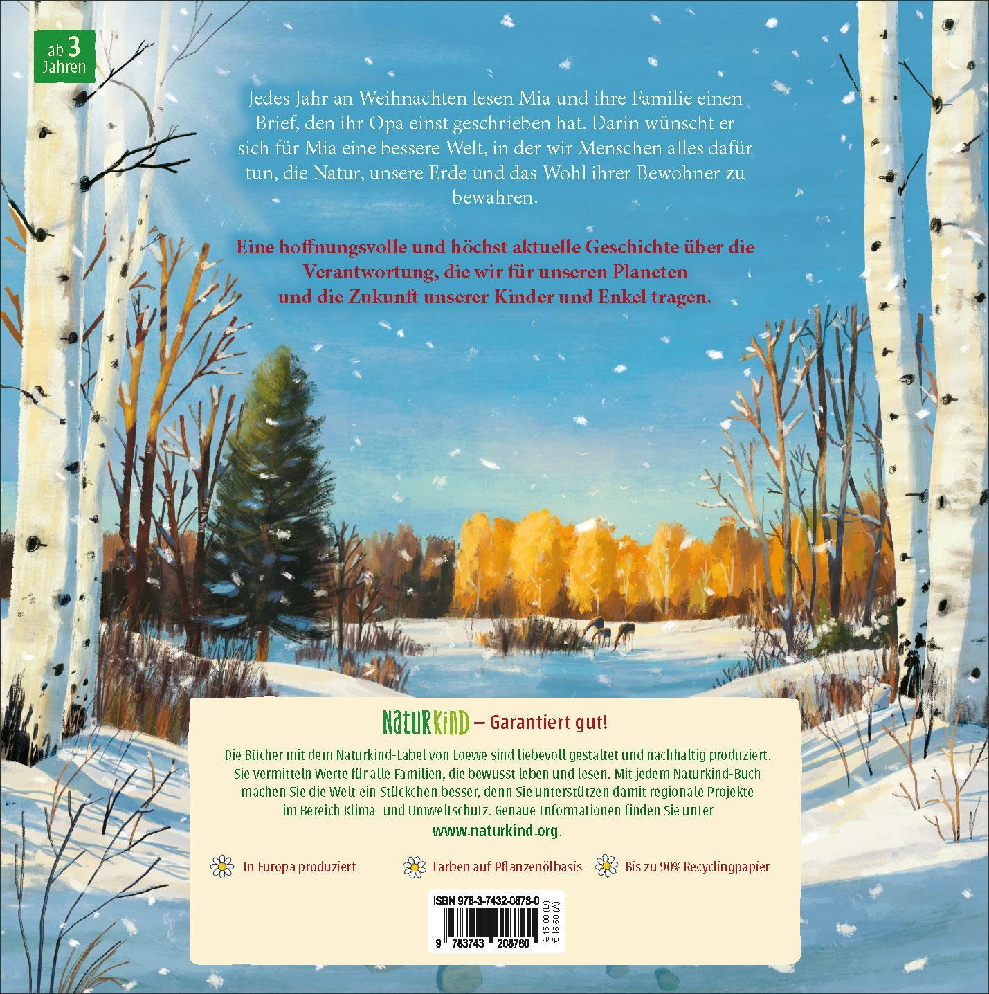 Rückseite: 9783743208780 | Mein Weihnachtswunsch für dich | Michael Morpurgo | Buch | Naturkind