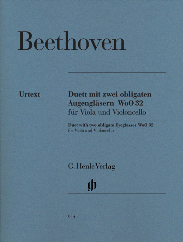 Cover: 9790201809441 | Duet With Two Obligato Eyeglasses | Ludwig van Beethoven | Buch | 2006