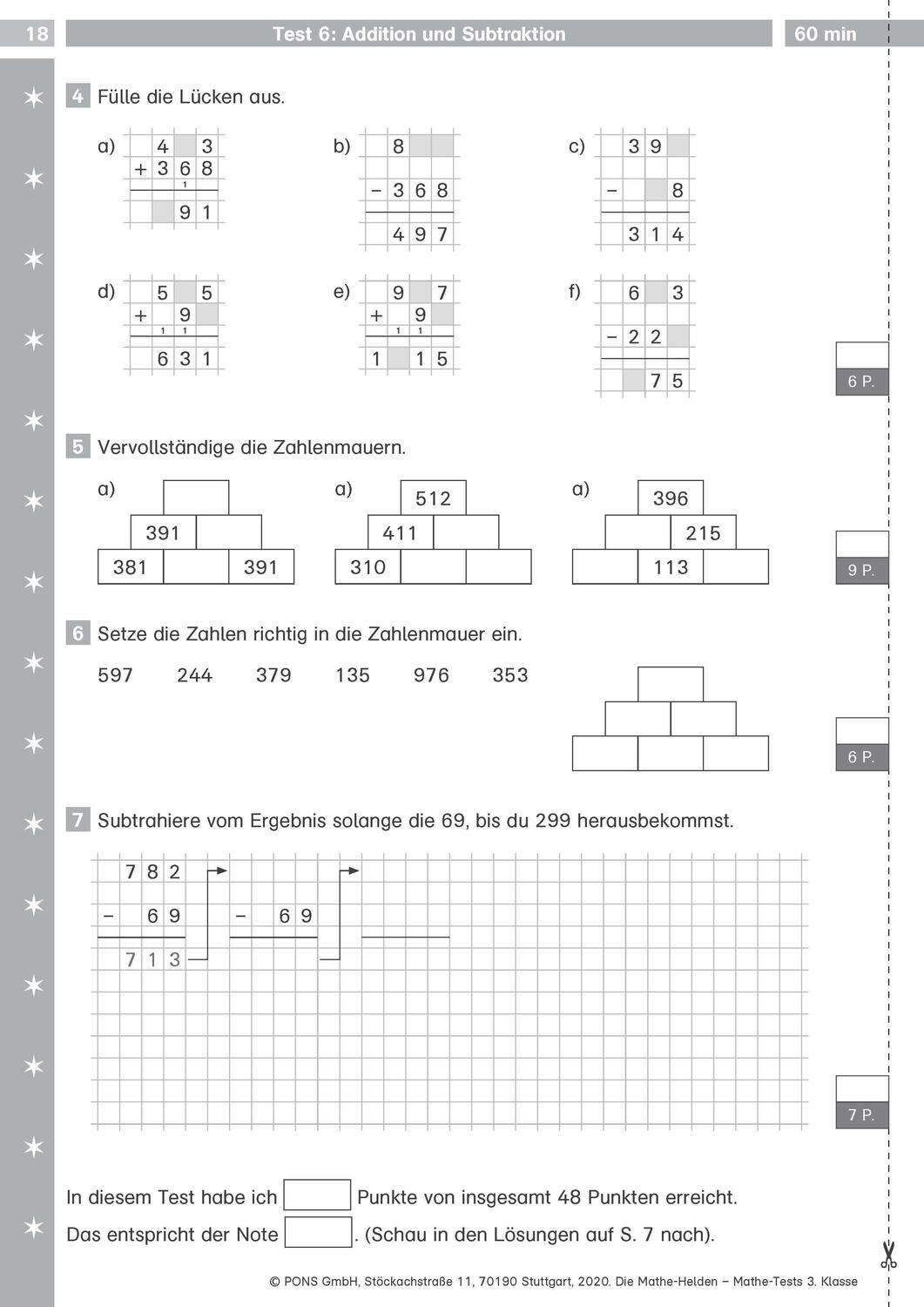 Bild: 9783129496527 | Die Mathe-Helden: Mathe-Tests 3. Klasse | Broschüre | Die Mathe-Helden