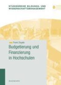 Cover: 9783830918011 | Budgetierung und Finanzierung in Hochschulen | Waxmann Verlag