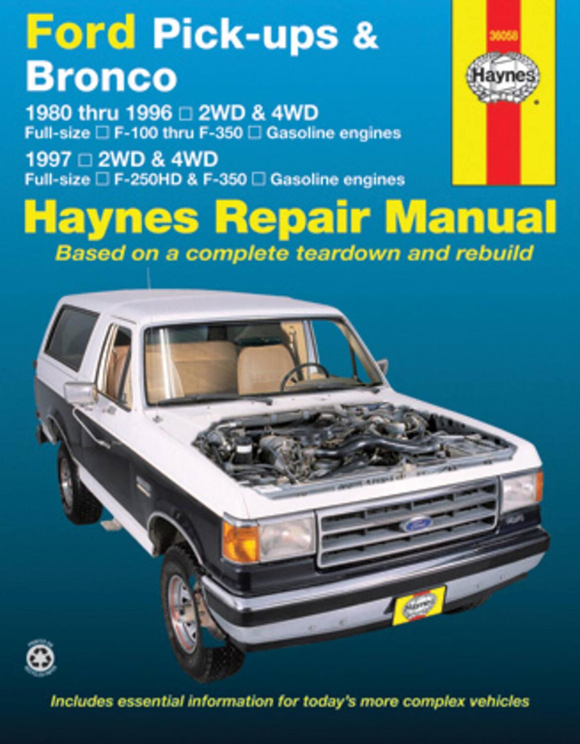 Cover: 9781620920107 | Ford pick-ups F-100-F-350 &amp; Bronco (1980-1996) &amp; F-250HD &amp; F-350...
