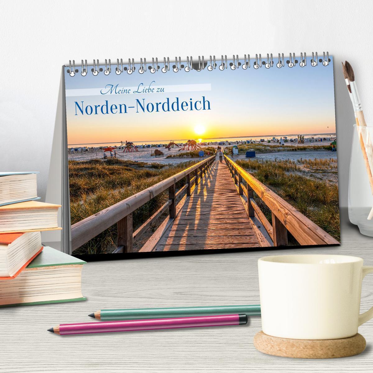 Bild: 9783383784996 | Meine Liebe zu Norden-Norddeich (Tischkalender 2025 DIN A5 quer),...