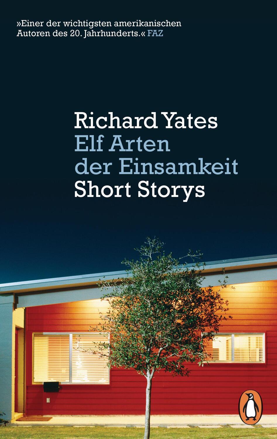 Cover: 9783328104735 | Elf Arten der Einsamkeit | Short Storys | Richard Yates | Taschenbuch