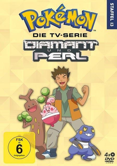 Cover: 4006448772420 | Pokémon | Staffel 13 / Diamant und Perl | Ken Sakamoto | DVD | Deutsch